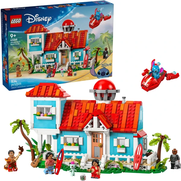 LEGO Disney 43268 Lilo a Stitch a domček na pláži - LEGO - Hlavný obrázok