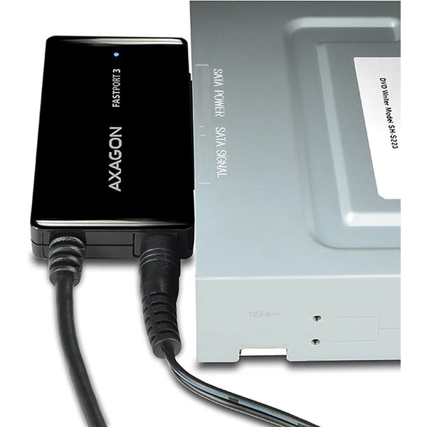 AXAGON ADSAFP3 USB 3.0 SATA 6G HDD FASTport3 adaptér vr. napájače - Externé boxy - Obrázok H3GV000501