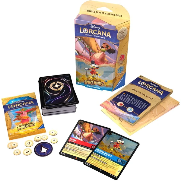 Disney Lorcana: Into the Inklands - Starter Deck Ruby & Sapphire - Disney Lorcana TCG - Obrázok H3H2000L01