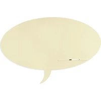 Rocada Skin Shape Talk 6440-1013 magnetická tabuľa perlová biela RAL 1013 - Magnetické tabule