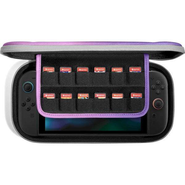 Tomtoc FancyCase cestovné puzdro pre Nintendo Switch 2 fialové - Puzdra - Obrázok H3JE000O01