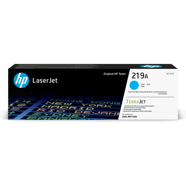 HP W2191A č. 219A Modrá Originálne - Tonery - Hlavný obrázok