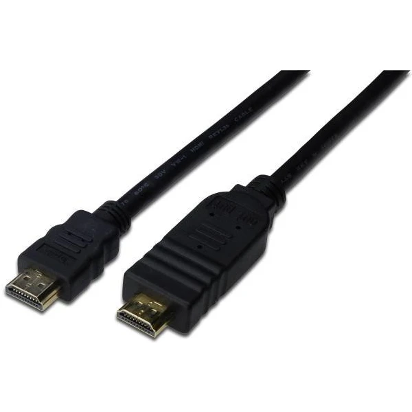 PremiumCord HDMI 1.4/HDMI 1.4 kábel s ethernetom a zosilňovačom 4K 10m čierny - Káble a redukcie - Obrázok H3SU000501