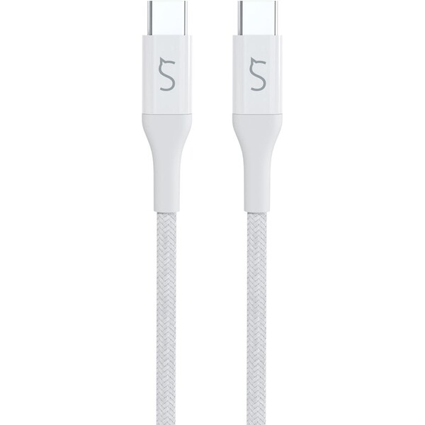 E-shop iWant USB-C/USB-C napájací kábel 18W 0,3 m biely
