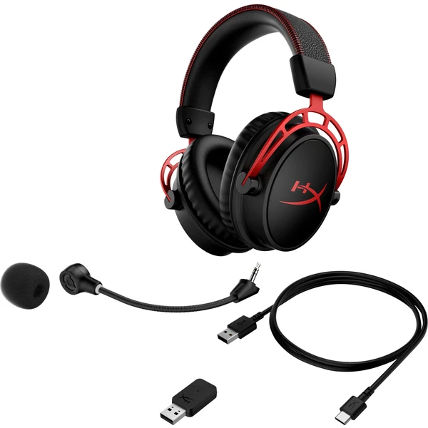 HyperX Cloud Alpha bezdrôtový herný headset čierny - Slúchadlá - Obrázok H4JF100501
