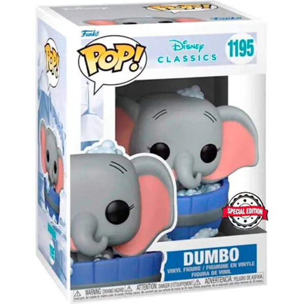 Funko POP! #1195 Disney Classics: Dumbo - Dumbo v Bathtube (Exclusive) - Funko POP! - Obrázok H4QE000N01