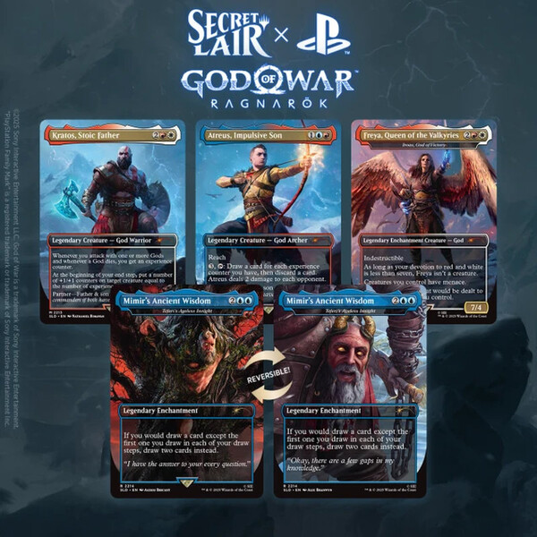 E-shop Sada kariet Magic: The Gathering - Secret Lair x God of War: Norse - EN