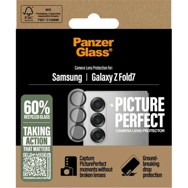 PanzerGlass® Camera Protector sklo Samsung Galaxy Z Fold7 - Ochranné fólie a sklo - Obrázok H4SE000K01