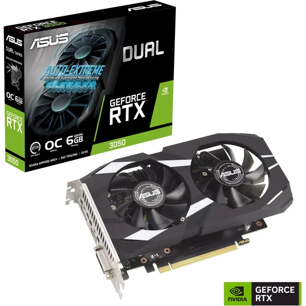 ASUS Dual GeForce RTX 3050 OC 6GB GDDR6 - Grafické karty - Obrázok H4ZA000J01