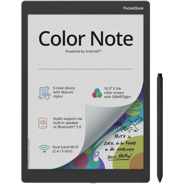 PocketBook 1041 Color Note čítačka kníh sivá - Čítačky elektronických kníh - Obrázok H51A000O01