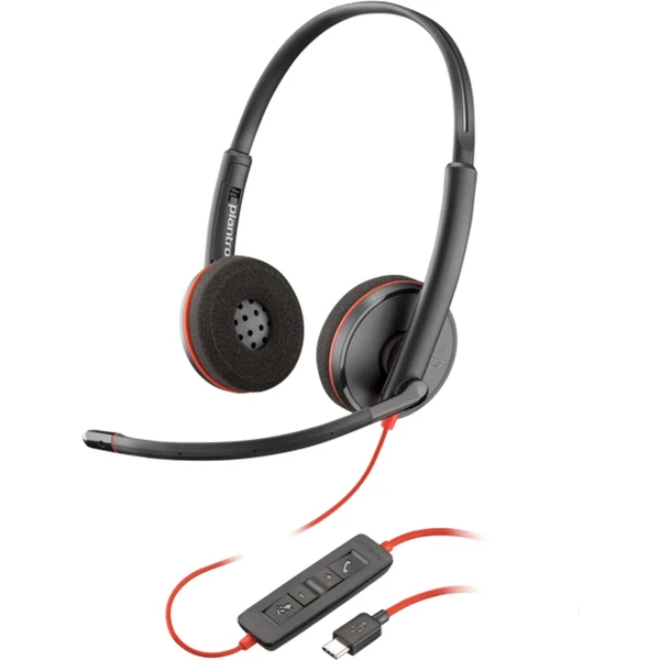 Poly Blackwire 3220 Headset + USB-C/A adaptér (Bulk) - Slúchadlá - Hlavný obrázok