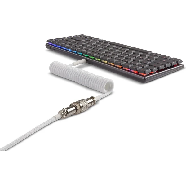 Yenkee YCU COIL WE krútený kábel USB-A/USB-C biely - Káble - Obrázok H5A4000N01