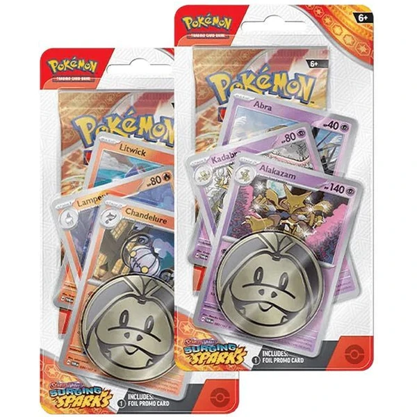 Pokémon TCG: SV08 Surging Sparks - Premium Checklane Blister - Pokémon karty - Hlavný obrázok