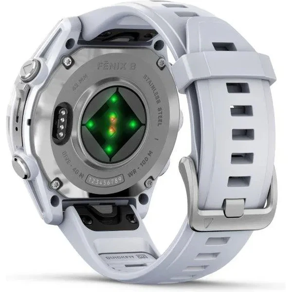 Garmin Fenix 8 AMOLED 43mm strieborný/biely remienok - Inteligentné hodinky - Obrázok H5J7000P01