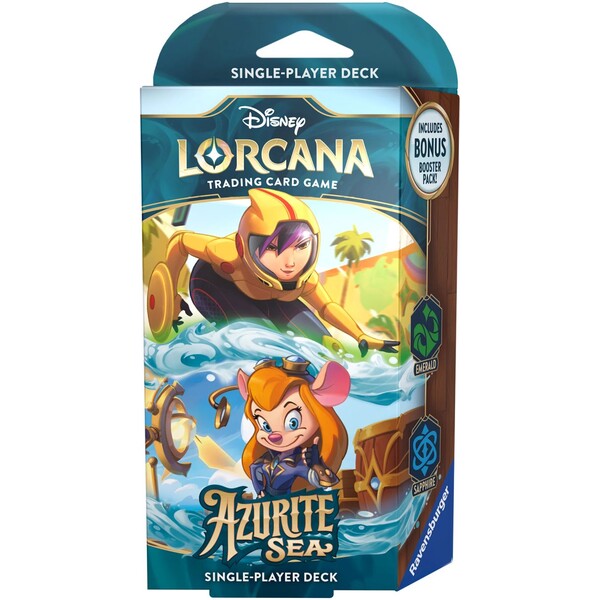 Disney Lorcana: Azurite Sea - Starter Deck Emerald & Sapphire