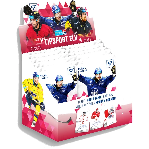 Hokejové karty SportZoo Tipsport ELH 2024/2025 2. séria Retail balíček - Hokejové karty - Obrázok H5QD000J01