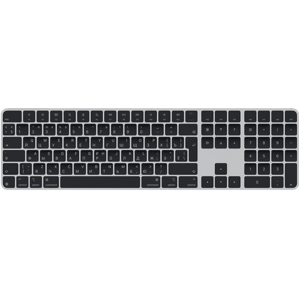 Apple Magic Keyboard s Touch ID a numerickou klávesnicou čierna - ruská - Klávesnice - Hlavný obrázok