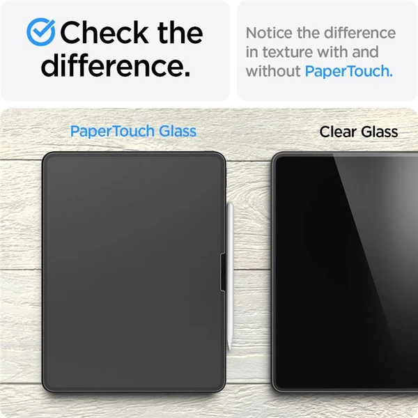 Spigen Paper Touch EZ Fit matné sklo na písanie a kreslenie iPad Pro 11" (2025) - Ochranné fólie a sklo - Obrázok H675000J01