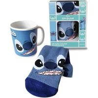 Darčekový set Lilo & Stitch - Stitch Face hrnček a ponožky - Darčekové sady