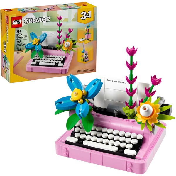 LEGO Creator 3 v 1 31169 Písací stroj s kvetinami