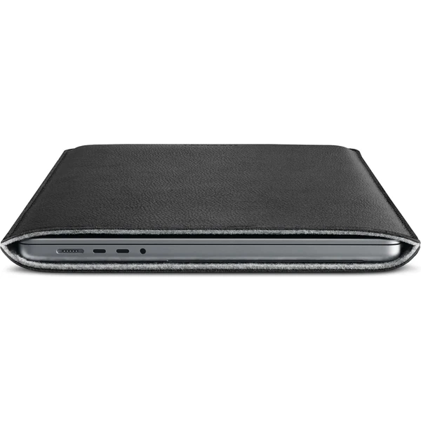 Woolnut kožené Sleeve púzdro pre 16" MacBook Pro čierne - Puzdra - Obrázok H6SR100501