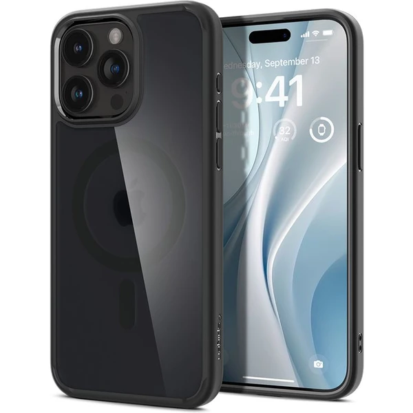 Spigen Ultra Hybrid MagFit kryt iPhone 15 Pro Max čierny - Puzdra - Hlavný obrázok