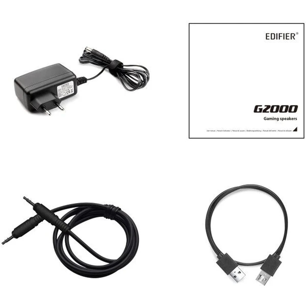 EDIFIER G2000 bezdrôtové herné reproduktory čierne - Reproduktory - Obrázok H6XG300401