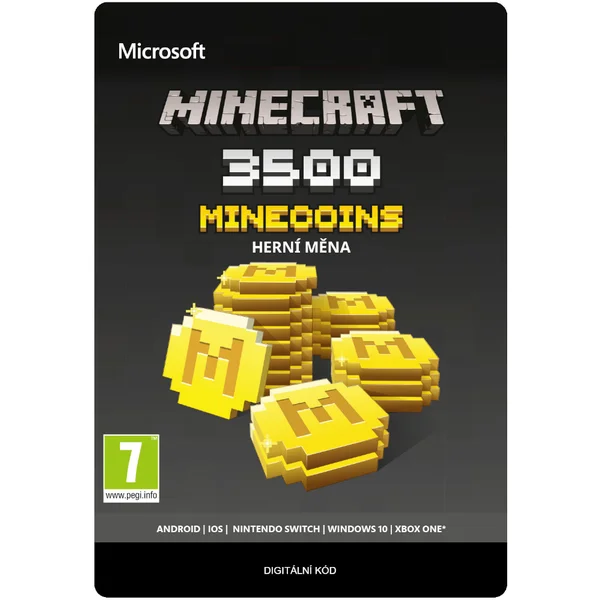 Minecraft: Minecoins Pack 3500 Coins - Digitálne hry na Xbox Series - Hlavný obrázok
