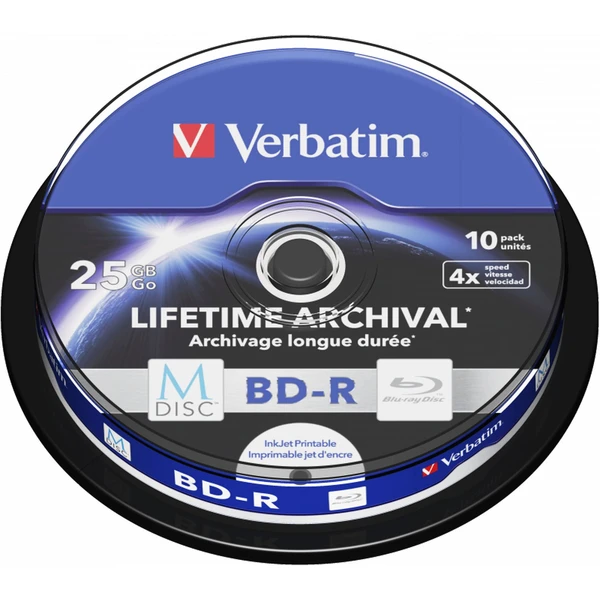 VERBATIM MDisc BD-R (10ks) - Optické disky - Hlavný obrázok