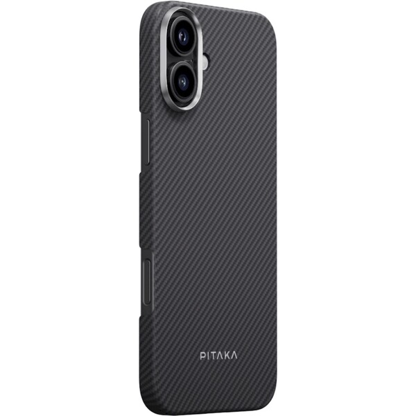 E-shop Pitaka MagEZ Case 5 MagSafe kryt iPhone 16 Plus Black/Grey Twill