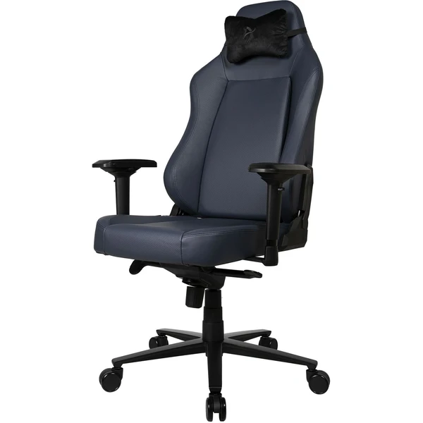 AROZZI PRIMO PREMIUM LEATHER herná stolička šedomodrá - Stoličky - Obrázok H7C6000K01