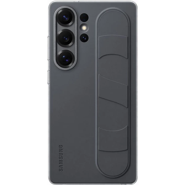 Samsung Standing Grip Case kryt s pútkom Galaxy S25 Ultra čierny - Puzdra - Hlavný obrázok