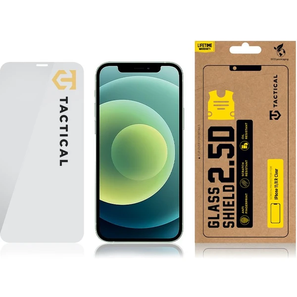 Tactical Glass Shield 2.5D sklo iPhone 11/XR číre - Ochranné fólie a sklo - Obrázok H7G2G00101