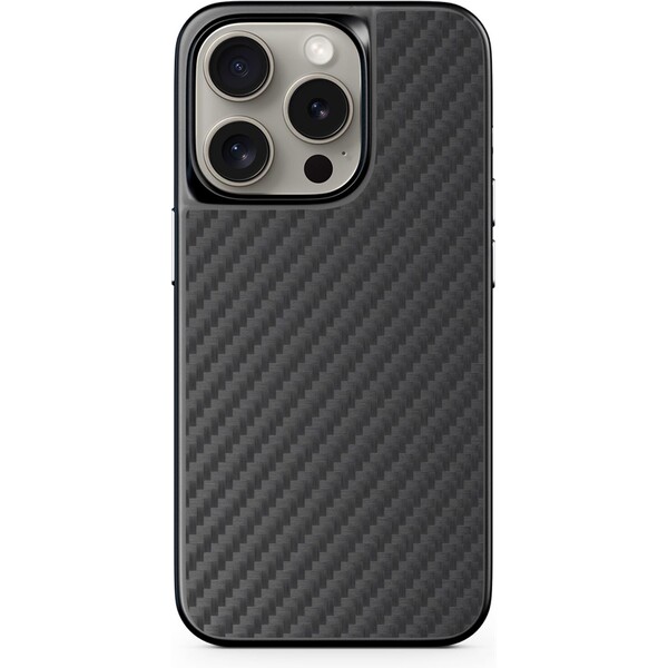 E-shop Epico Mag+ Hybrid Carbon kryt pre iPhone 16 Pro Max čierna