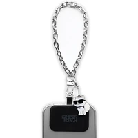 Karl Lagerfeld Strap Wrist Chain Choupette prívesok strieborný - Pútka