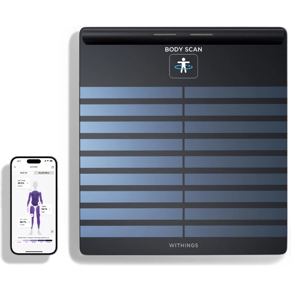 Withings Body Scan Connected Health Station - Black - Inteligentné váhy - Obrázok H864G00101