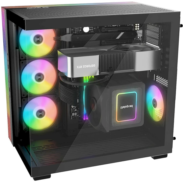 Be quiet! LIGHT BASE 600 DX čierna - Počítačové skrine - Obrázok H89B000L01