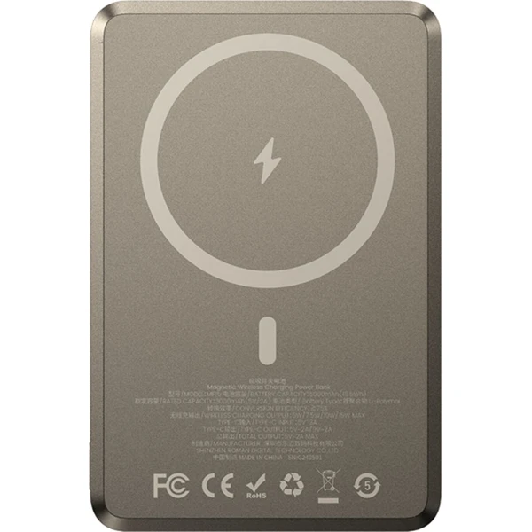 Benks ArmorGo PowerBank 600D Aramid MagSafe powerbanka 5000mAh DawnLight Gold - Powerbanky - Obrázok H8CK000K01