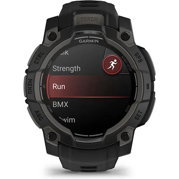 Garmin Instinct 3 45mm čierne s čiernym pásikom - Inteligentné hodinky - Obrázok H91D000K01
