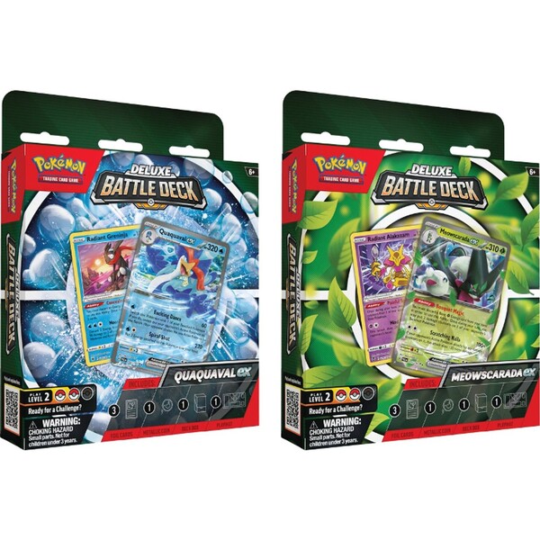 Pokémon TCG: Deluxe Battle Deck - Meowscarada ex & Quaquaval ex