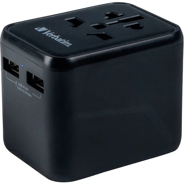 VERBATIM Universal Travel Adapter UTA-01 Cestovný adaptér - Zásuvky - Obrázok H953000O01