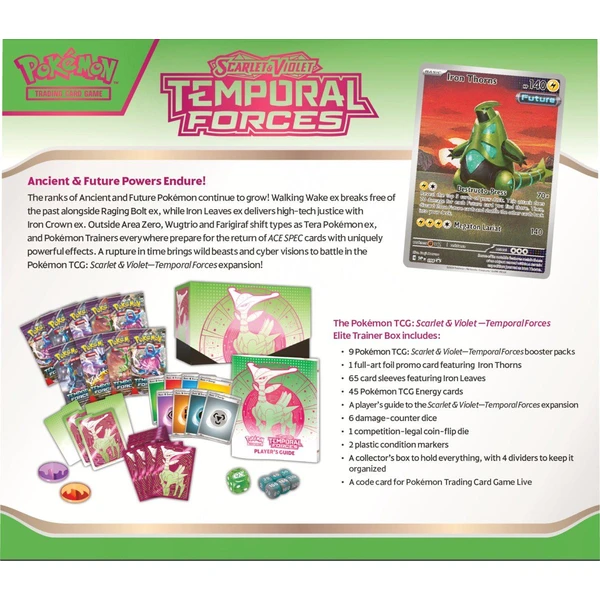 Pokémon TCG: SV05 Temporal Forces - Elite Trainer Box - Pokémon karty - Obrázok H9J2000P01