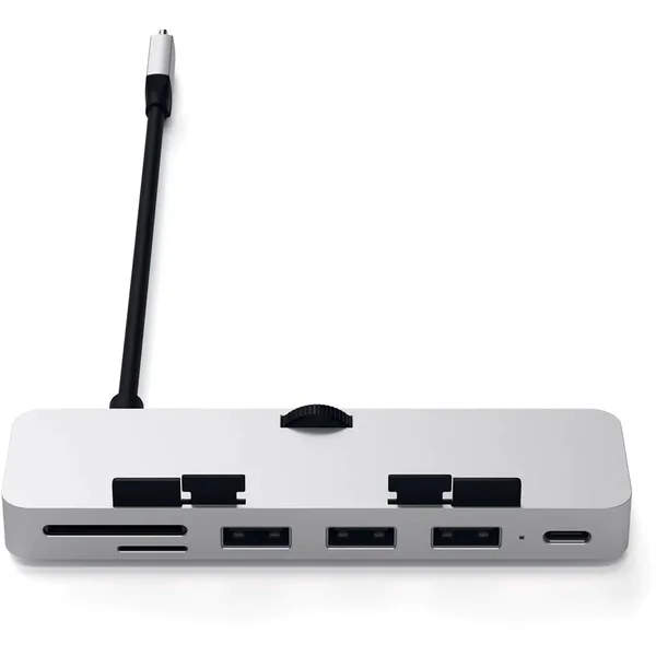 Satechi Aluminum Clamp Pro Hub strieborný - USB huby - Obrázok H9L2700301