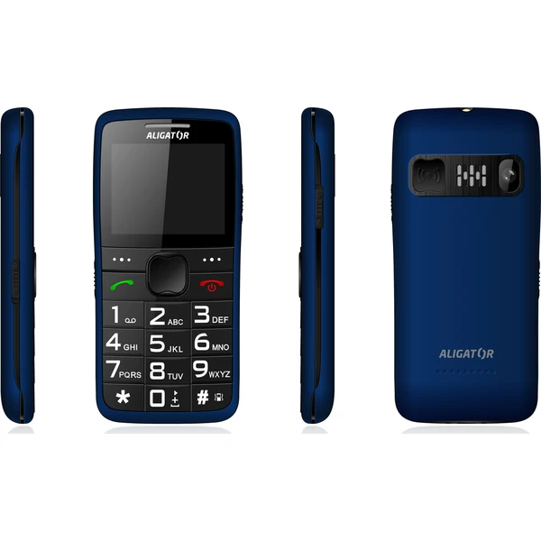 ALIGATOR A675 Senior modrý + stolná nabíjačka - Mobilné telefóny - Obrázok H9PL600301