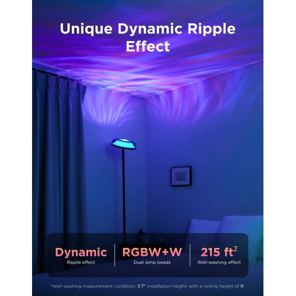 Govee Uplighter RGBICWW stojacia lampa Matter - Inteligentné osvetlenie - Obrázok H9QK000K01