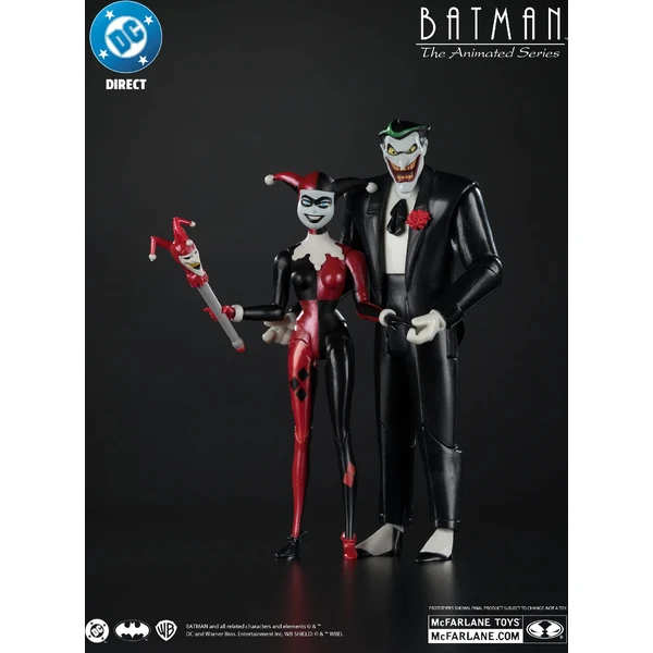 Akčné figúrky McFarlane Toys Batman: The Animated Series - Harley Quinn and Joker (Gold Label) - Figúrky - Obrázok H9YM000K01