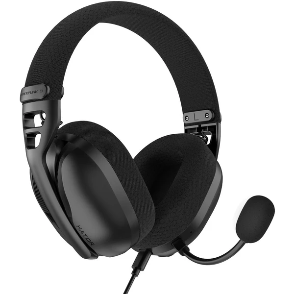 HATOR HYPERPUNK 3 USB headset čierny - Slúchadlá - Obrázok HAAE000J01