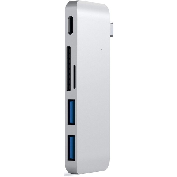 E-shop Satechi Passthrough USB hub pre MacBook strieborný