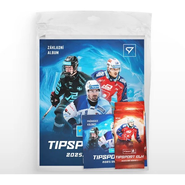 Hokejové karty SportZoo Tipsport ELH 2025/26 1. séria Štartovací balíček - Hokejové karty - Obrázok HAJM000K01