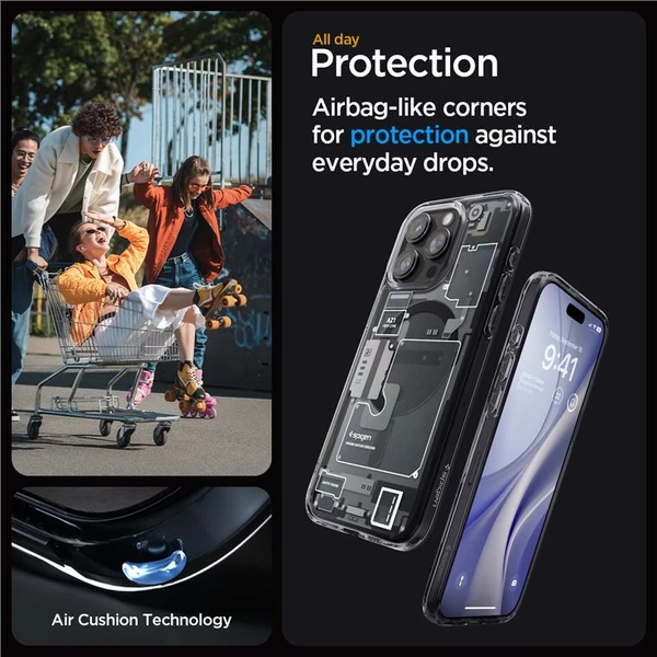 Spigen Ultra Hybrid MagFit kryt iPhone 15 Pro Max zero one - Puzdra - Obrázok HAS8000601